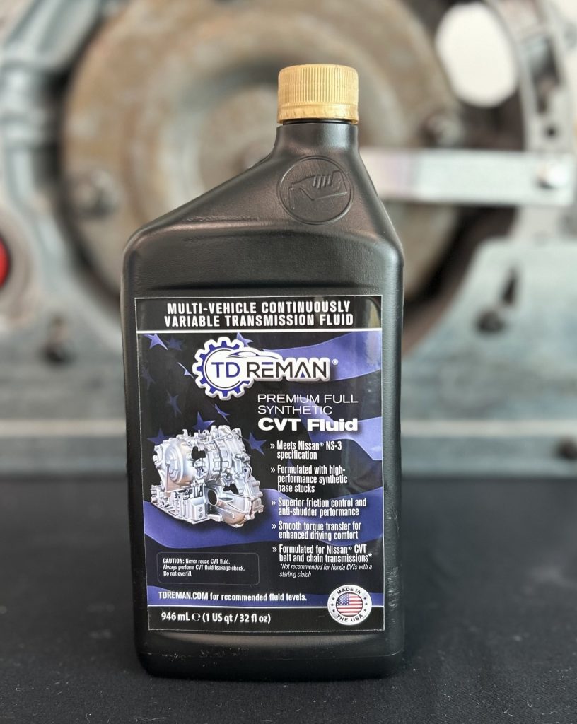 TD REMAN Introduces Premium Full Synthetic CVT Fluid