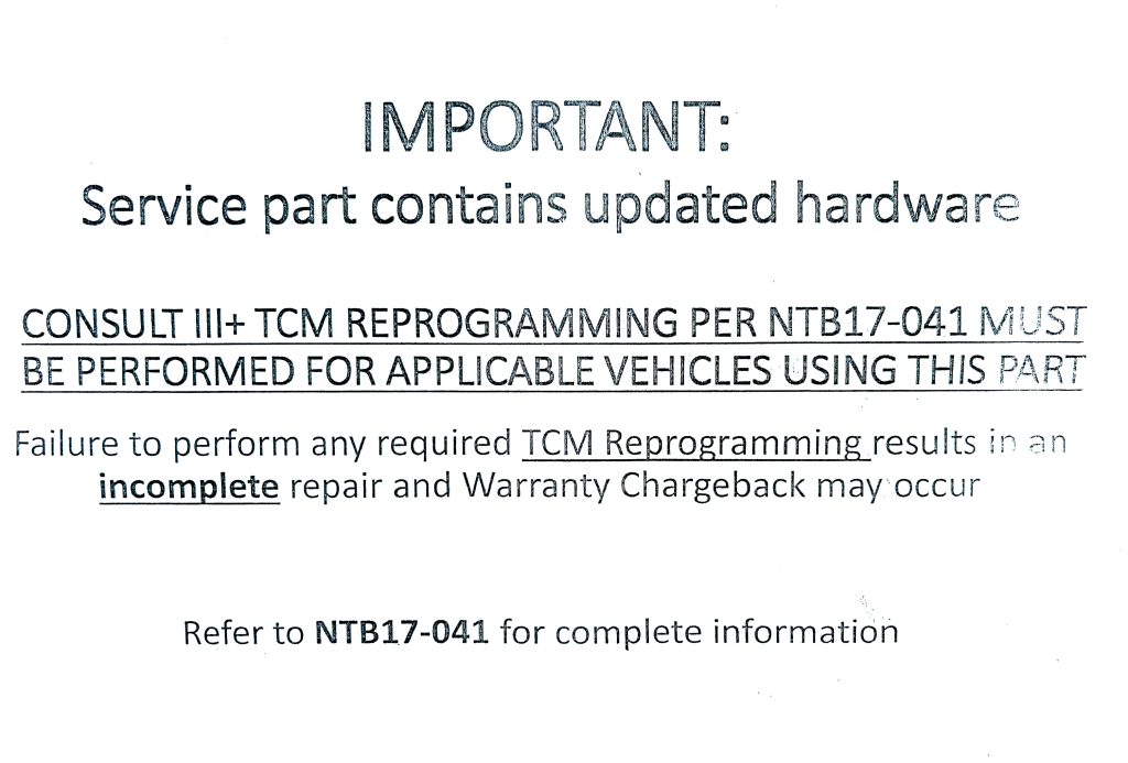 Understanding the Nissan CVT “Judder” Code and how it relates to “Recalibration”  A Technician’s Guide
